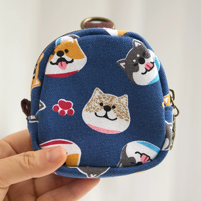 Mini Fabric Cute Portable Girl Small Saddle Bag