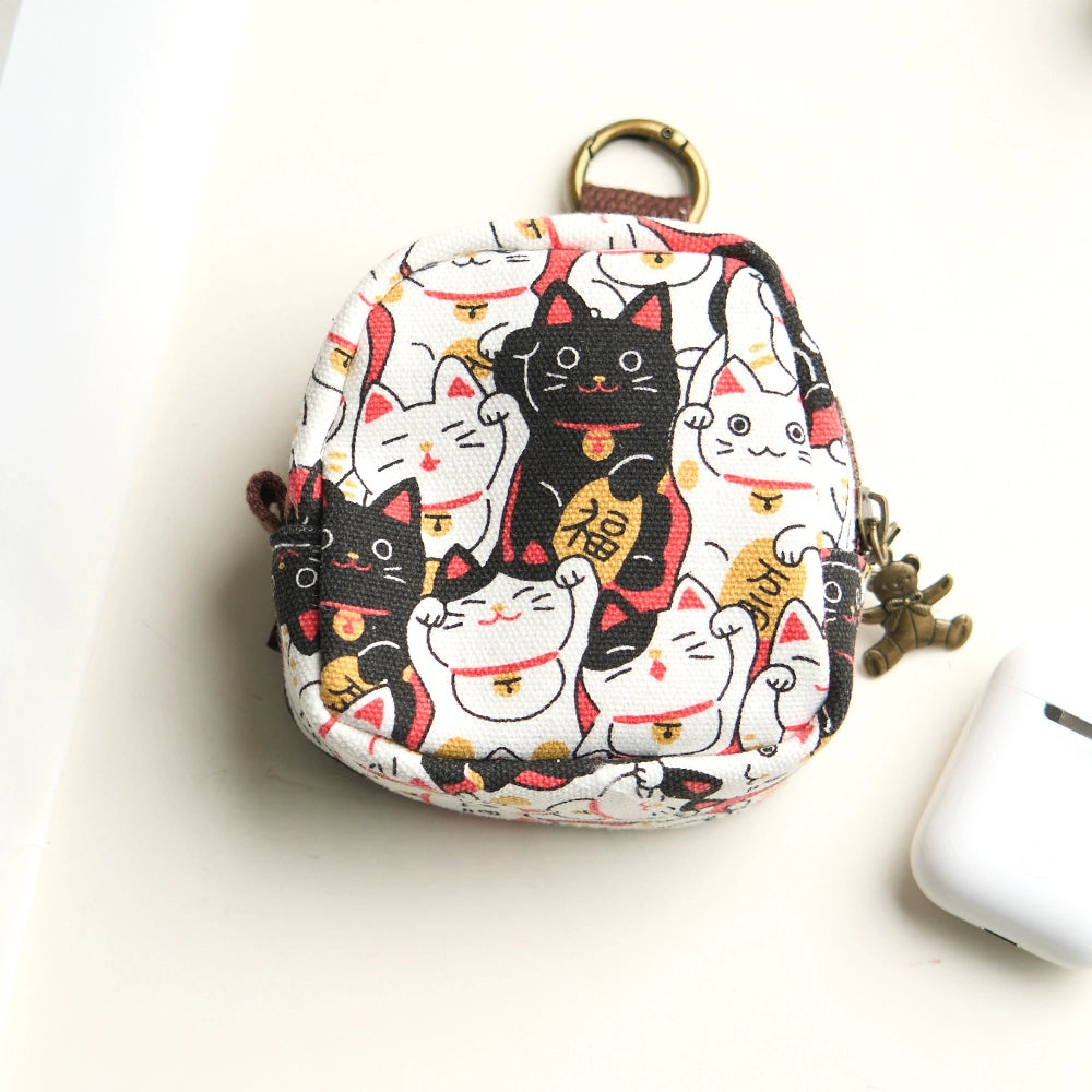 Mini Fabric Cute Portable Girl Small Saddle Bag