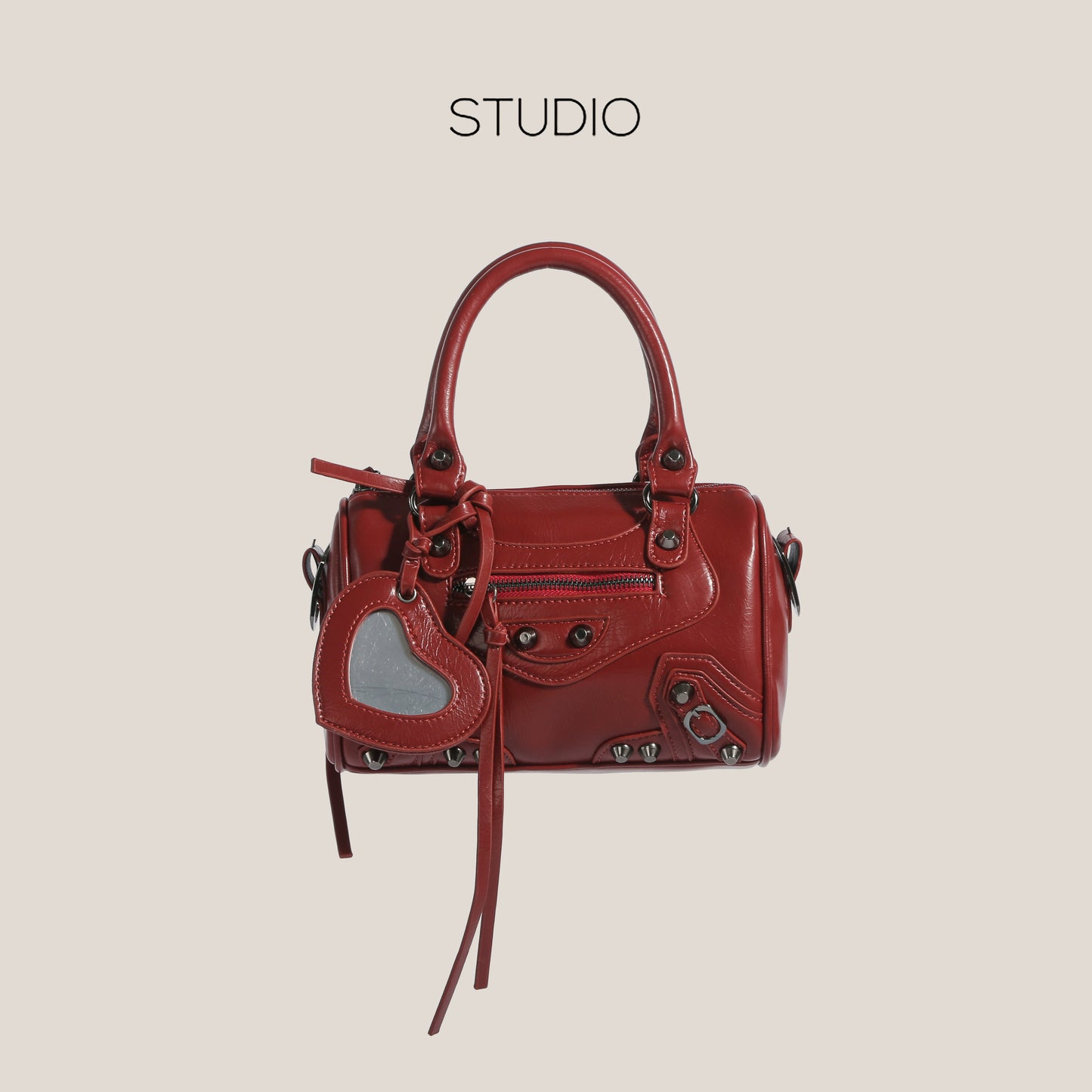 Bag Women's Trendy Cool Motorcycle Fashion Shoulder Handbag