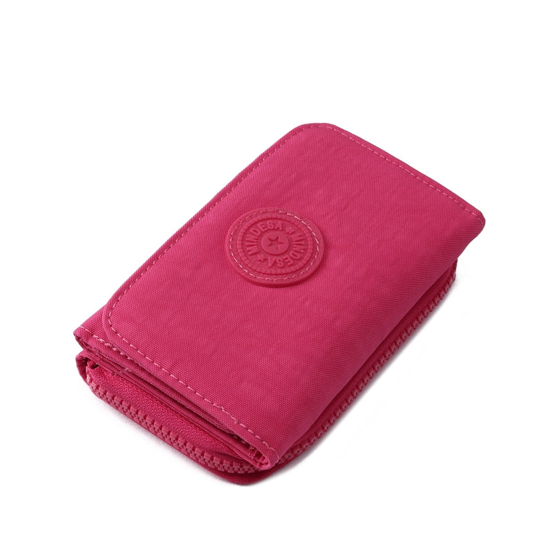 Nylon Fabric Flip Women's Stylish and Lightweight Zipper