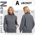 Hospital Outwear Medical Clinical Warm Jackets Doctor Nurse Out Coat Dentistry Nursing Staff Uniforms Long Sleeve Lab Work Wear