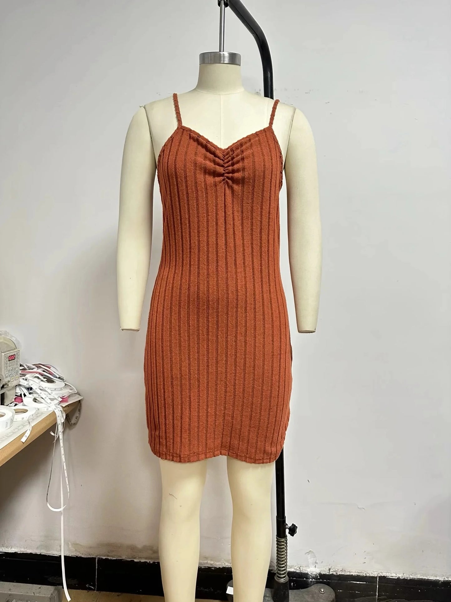 Womens Solid Button Front Jacket & Bodycon Dress