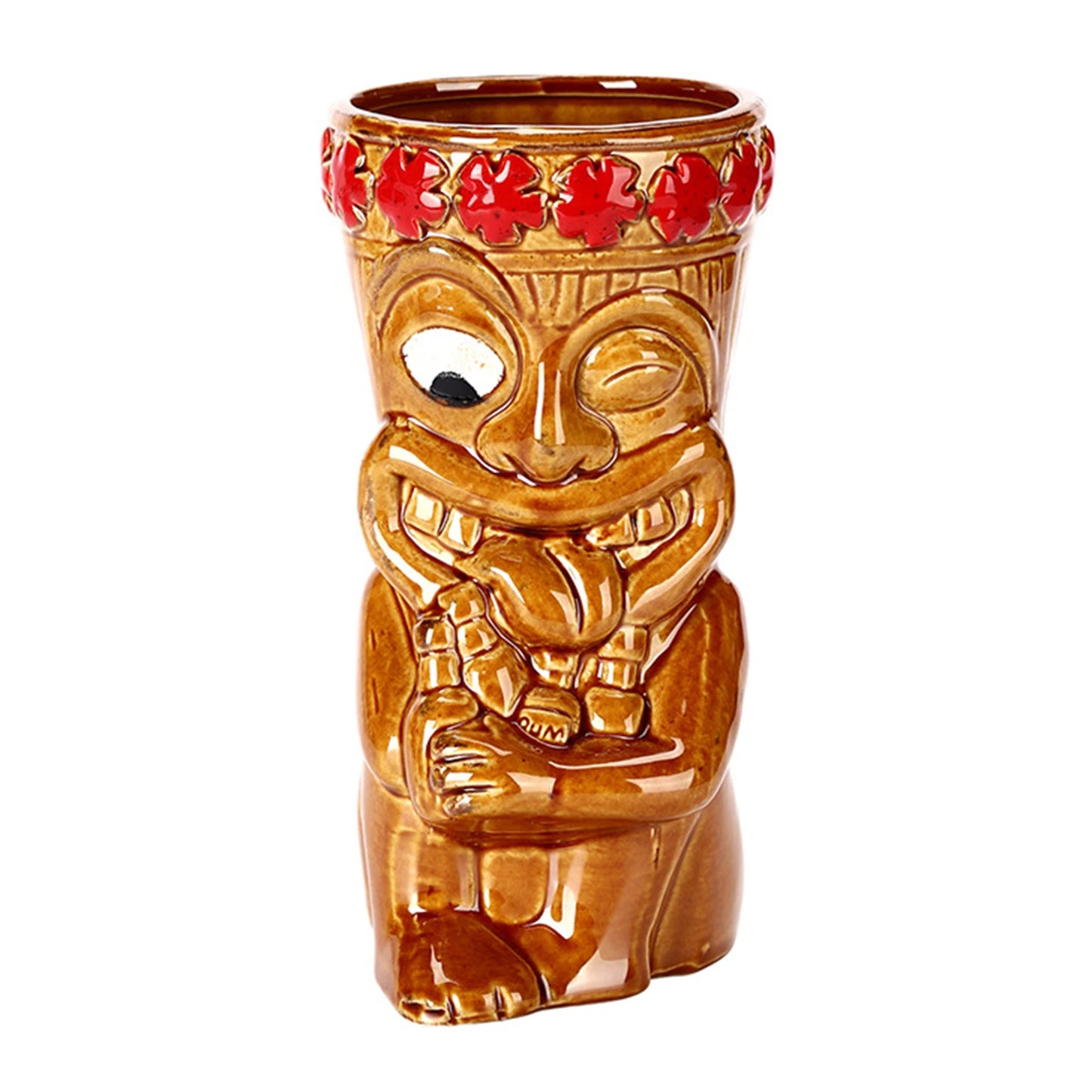 Hawaiian Cocktail Cups Creative Style Ceramic Mug Beer Beverage Tiki Mug Wine Mug Bar Tools Home Bar Party Drinkware Cups