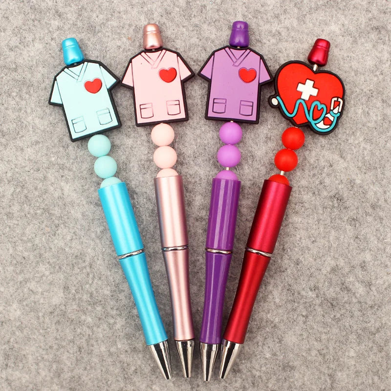Cartoon Nurse Uniform Style DIY Ballpoint Pen School Hospital Student Nurse Ball Pen