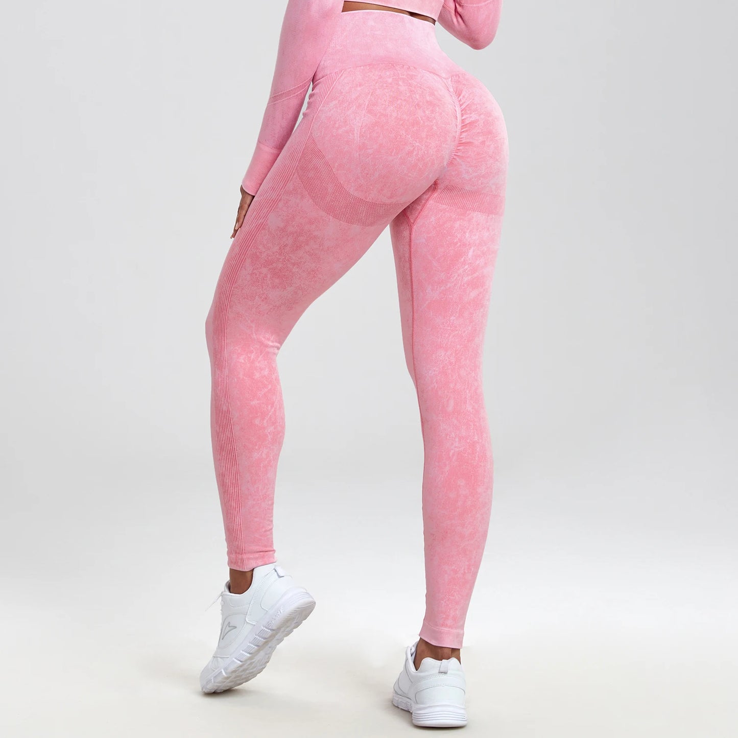 Butt Lifting Sexy Gym Leggings Women High Waist Seamless Tie Dye  Leggings Women Skinny Stretch Outdoors Hollow Out Pants