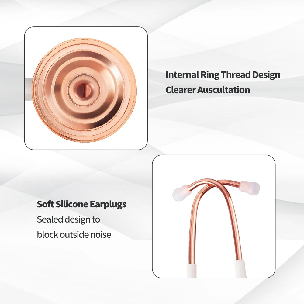 Professional Medical Cardiology Doctor Stethoscope  Medical Heart Stethoscope Nurse Student Medical Equipment Device