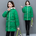 Long Winter Jacket Women Down Cotton Coats New Cotton Padded Puffer Parka Coat Women Hooded Outwear Thicken Warm Jacket 4XL