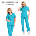 Surgical Uniforms Woman Scrub Set Medical Nurse Beauty Salon Workwear Clinical Scrubs Top Pants Spa Doctor Nursing Clinical Suit