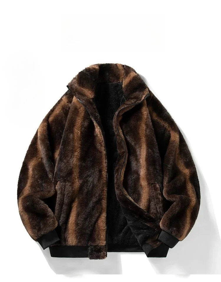 Cozy Winter Fleece Jacket, Convertible Collar Hood to Shield from Wind, Plush Lined for Warmth