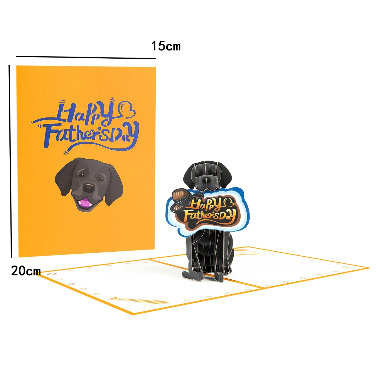 Fathers Day Cards 3D Pop-Up Father Birthday Greeting Card for Dad, Father's Day Gift for Dad