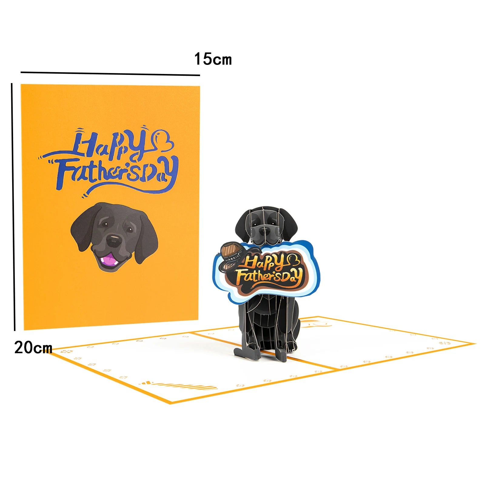 Fathers Day Cards 3D Pop-Up Father Birthday Greeting Card for Dad, Father's Day Gift for Dad