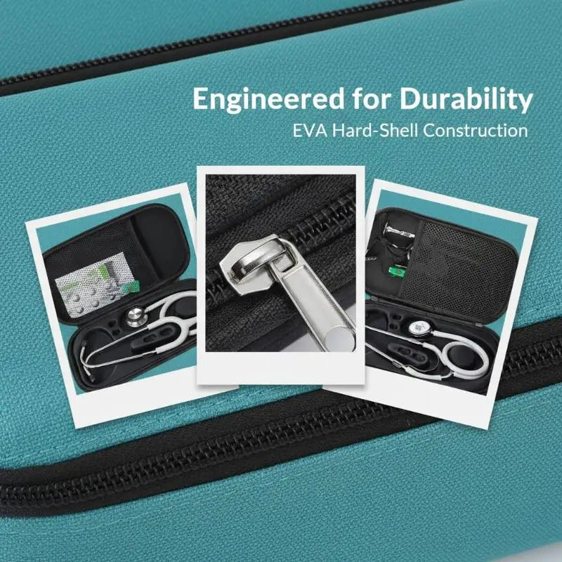 Professional EVA Stethoscope Organizer Hard Case Medical Storage Bag Portable for Nursing Home School Clinic Doctor Travel