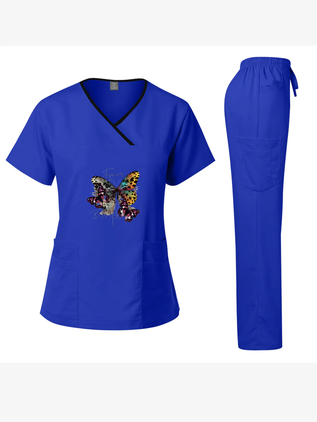 Elite Surgical Scrub Set: Quick-Dry Short-Sleeve Split Uniform | Performance Medical Gear for Dental Surgeons & Lab Technicians