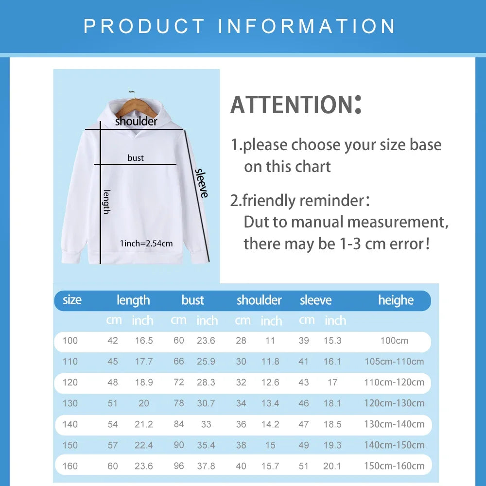 Autumn and Winter Children's Warm Hoodie Hooded Sports Shipment Cartoon Casual Outdoor Clothing Comfortable and Soft