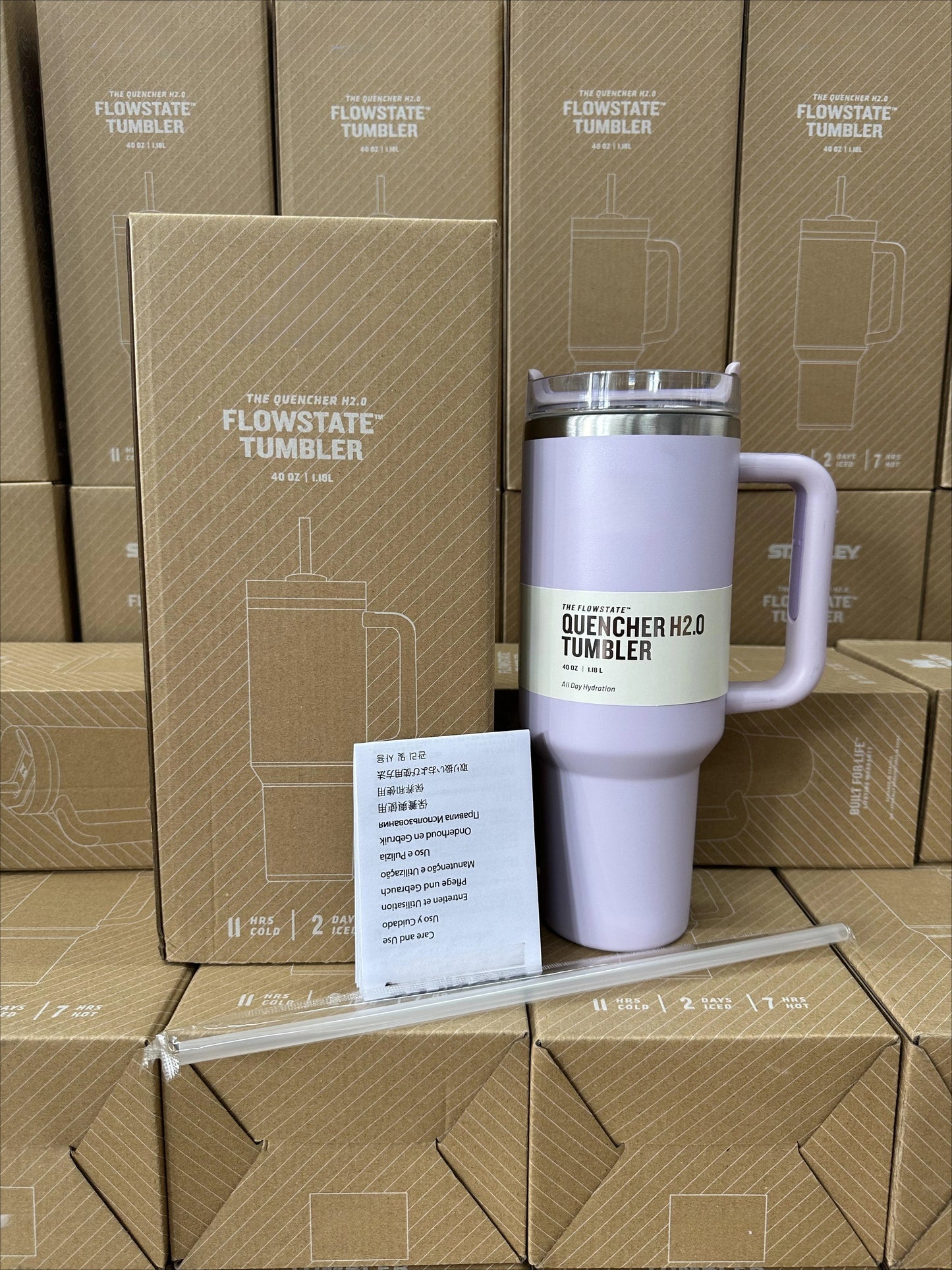 40oz Stainless Steel Vacuum Mug Double-Wall Insulated Travel Cup with Handle Straw Lid for Hot And Cold Beverages