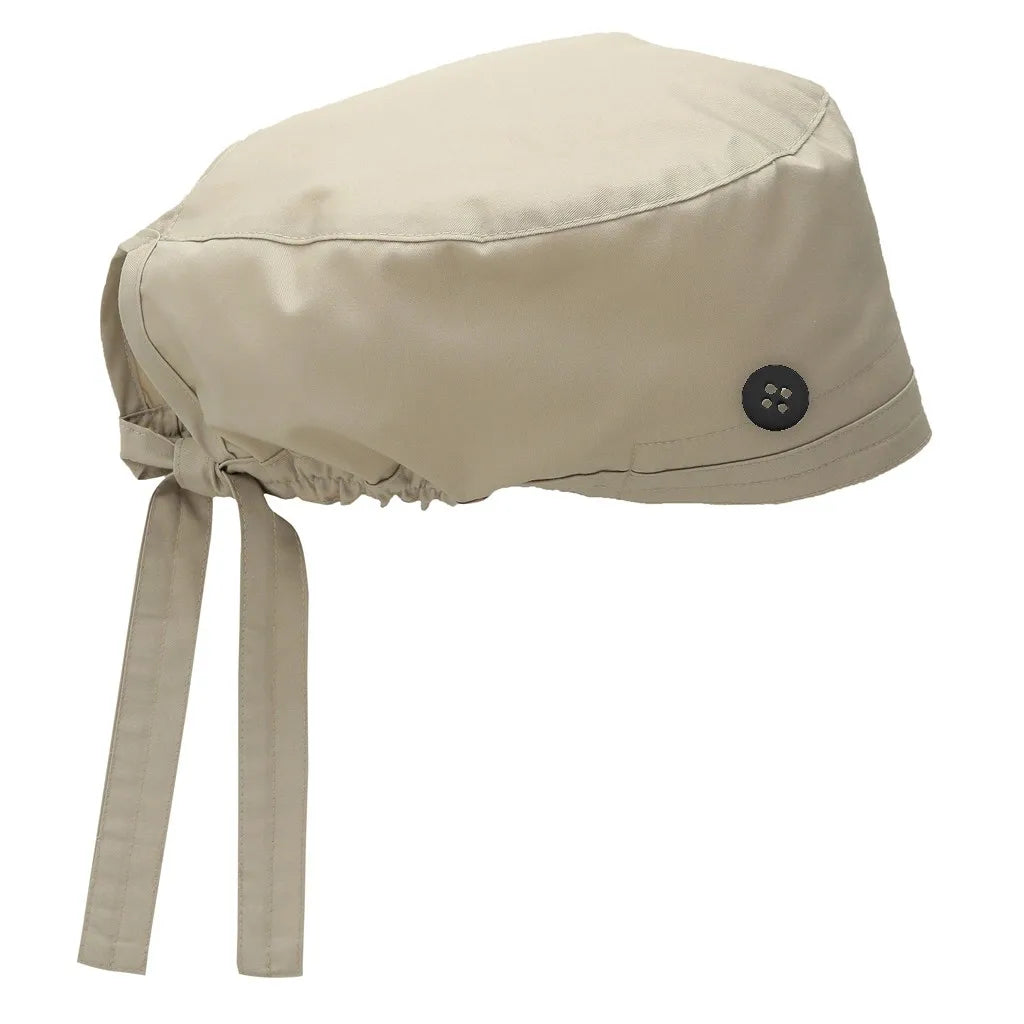 Solid Color Scrubs Caps With Button Pet Grooming Agency Work Scrubs Beauty Work Hats Lab Nursing Scrubs Cap Gorro Enfermera