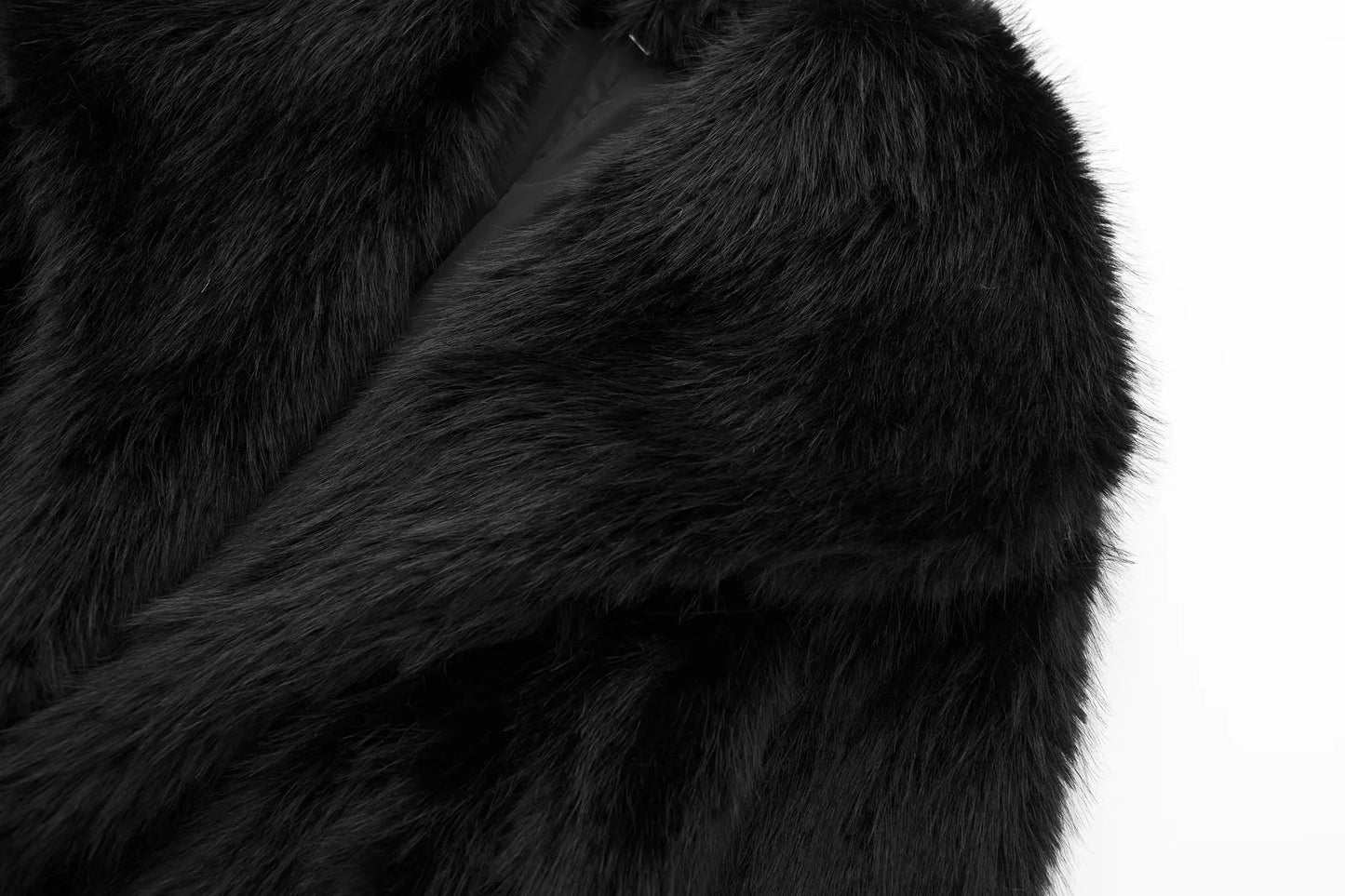 Winter Coats For Women Fashion New Faux Fur Long Sleeves Loose Coat Female Versatile High Street Women's Cardigan