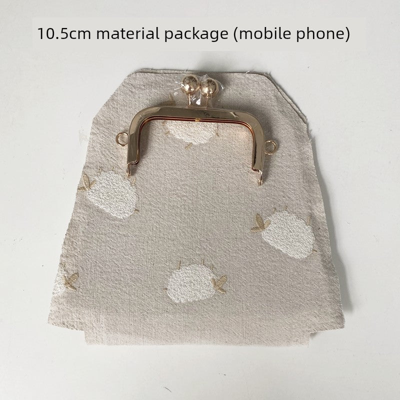 Machine Embroidery Extended Mobile Phone Bag Fabric