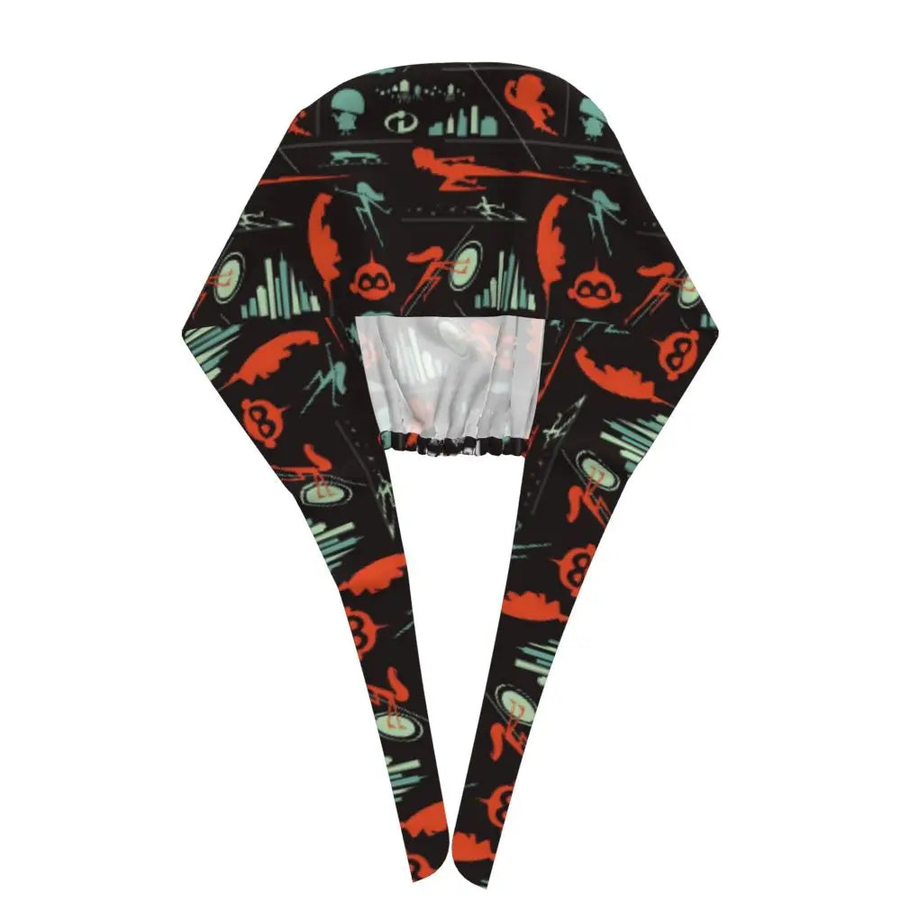 Custom The Incredibles Medical Staff Scrubs Hat Men Women Superhero Anime Doctor Nursing Surgical Cap Scrub Caps