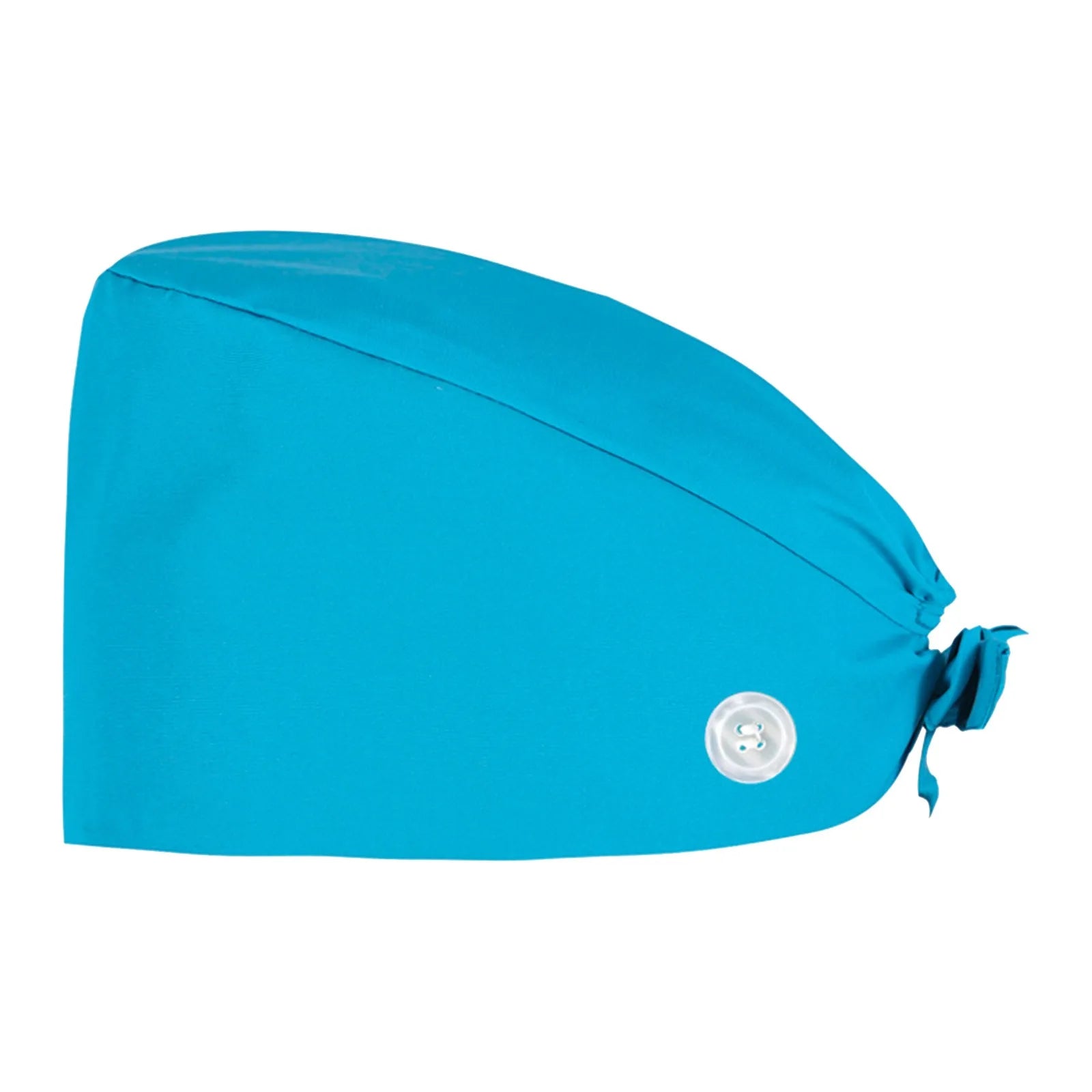Nurse Solid Color Hat Surgical Cap Operating Room Hat Female Doctor Hats Stomatology Button Cap Dustproof ICU Nurse Hat