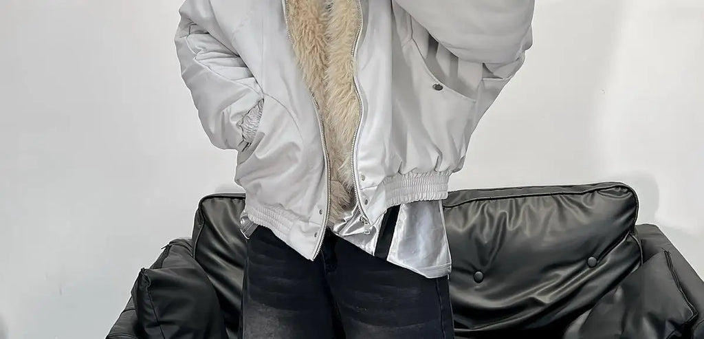 Winter Warm Jacket New High Street Fur Collar Hooded Women's American High-end Sense Versatile Korean Version Coat Trend