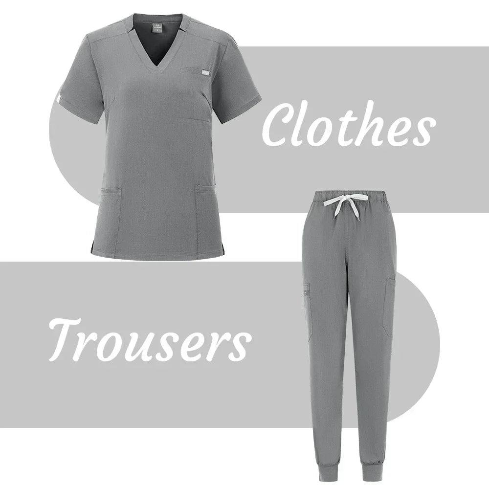 Wholesale Operating Room Medical Uniform Scrubs Hospital Working Scrubs Set Medical Supplies Nurse Dental Surgery Suit Workwear