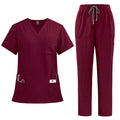 New Hospital Medical Scrub Suits Uniform Women Men Scrubs Set Beauty Work Clothes Nurse Accessories Dental Surgery Suit
