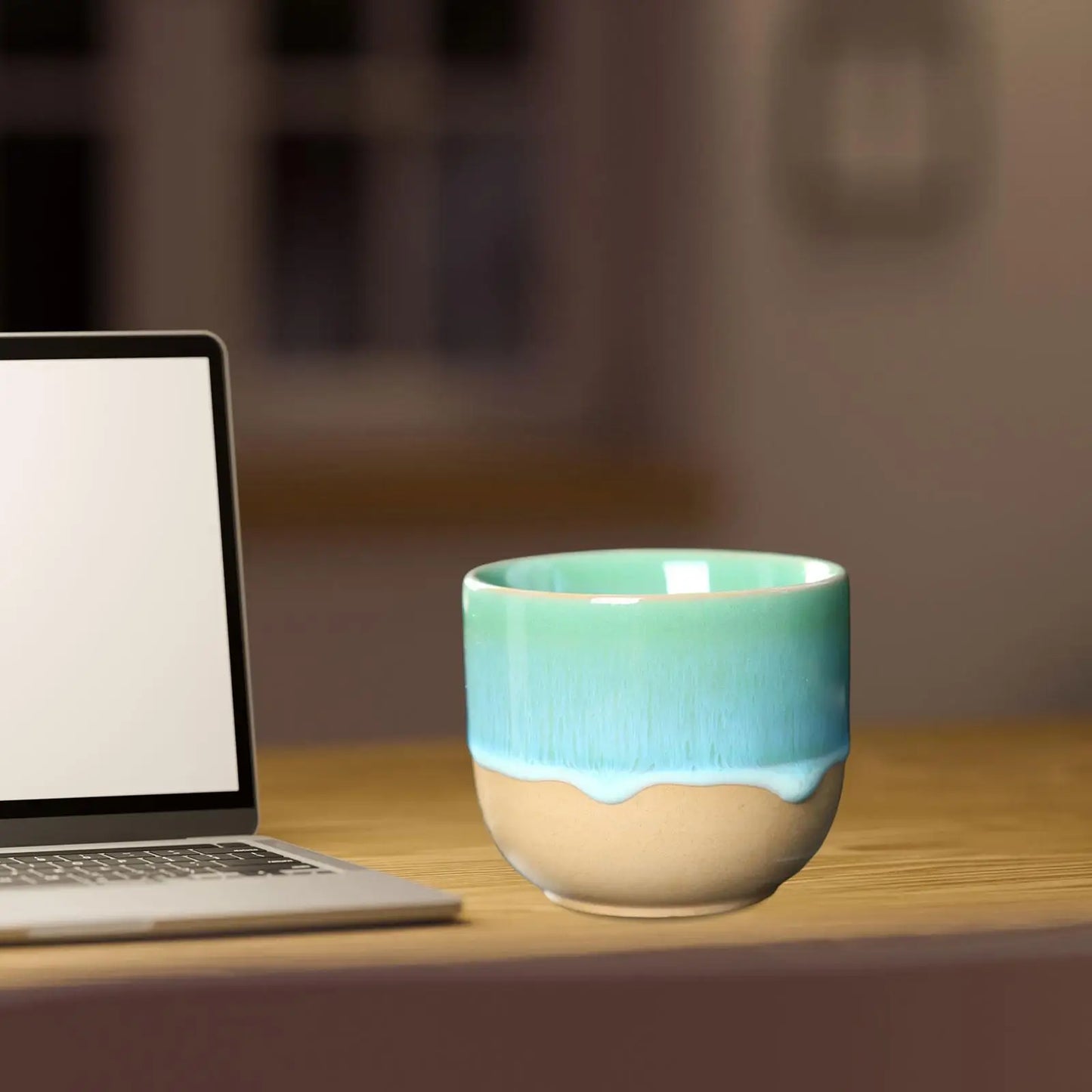 Ceramic Cups 150ml Japanese Style Handless Yerba Mate Teacup Kung Fu Tea Cup for Cappuccino Juice Yerba Mate Sake Espresso