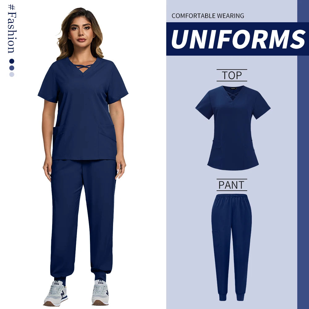 Quick Dry Operating Room Isolation Scrubs Set for Men and Women Elastic Brush Hand Workwear Special Use Clothing Factory Outlet