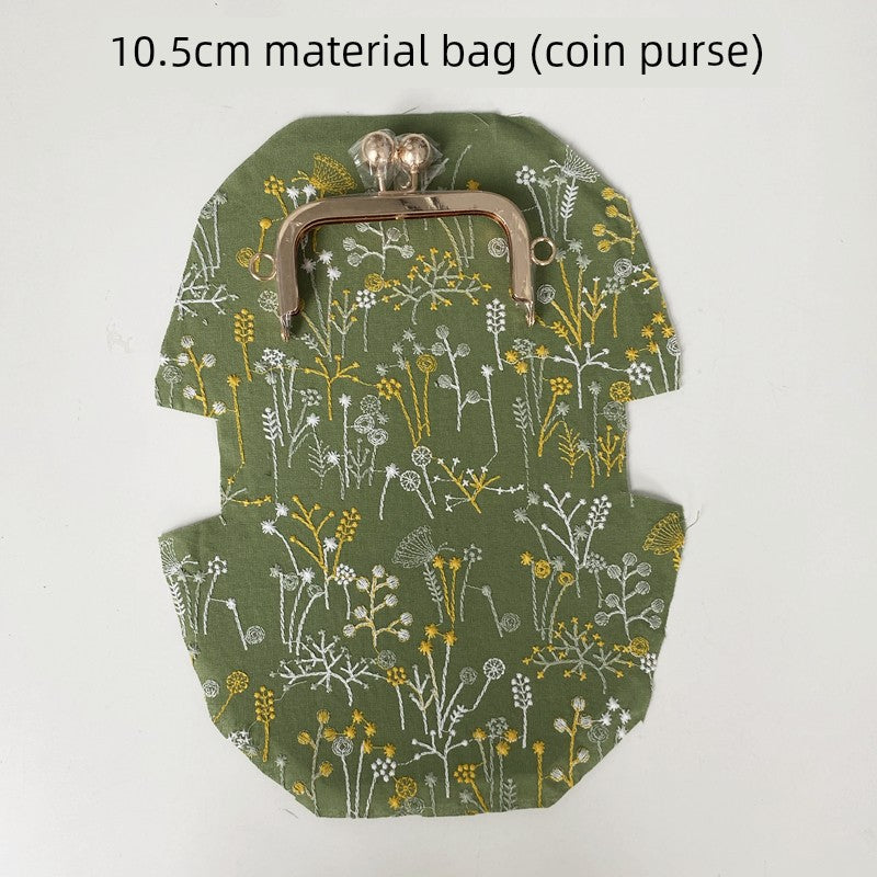 Machine Embroidery Extended Mobile Phone Bag Fabric