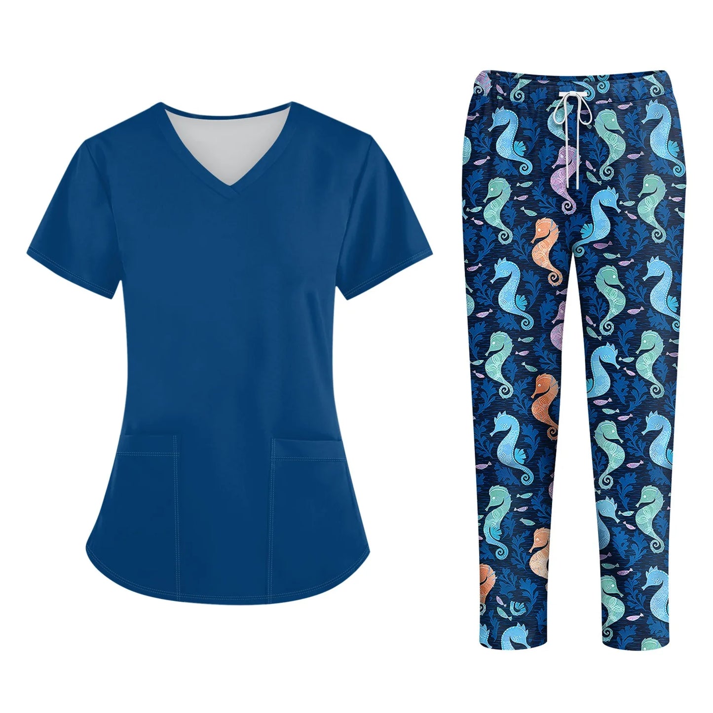 Unisex Medical Uniforms Men Women Nursing Clothes Beauty Costume Nurse Scrubs Sets Doctor Dentist Workwear Clinical Tops Pants