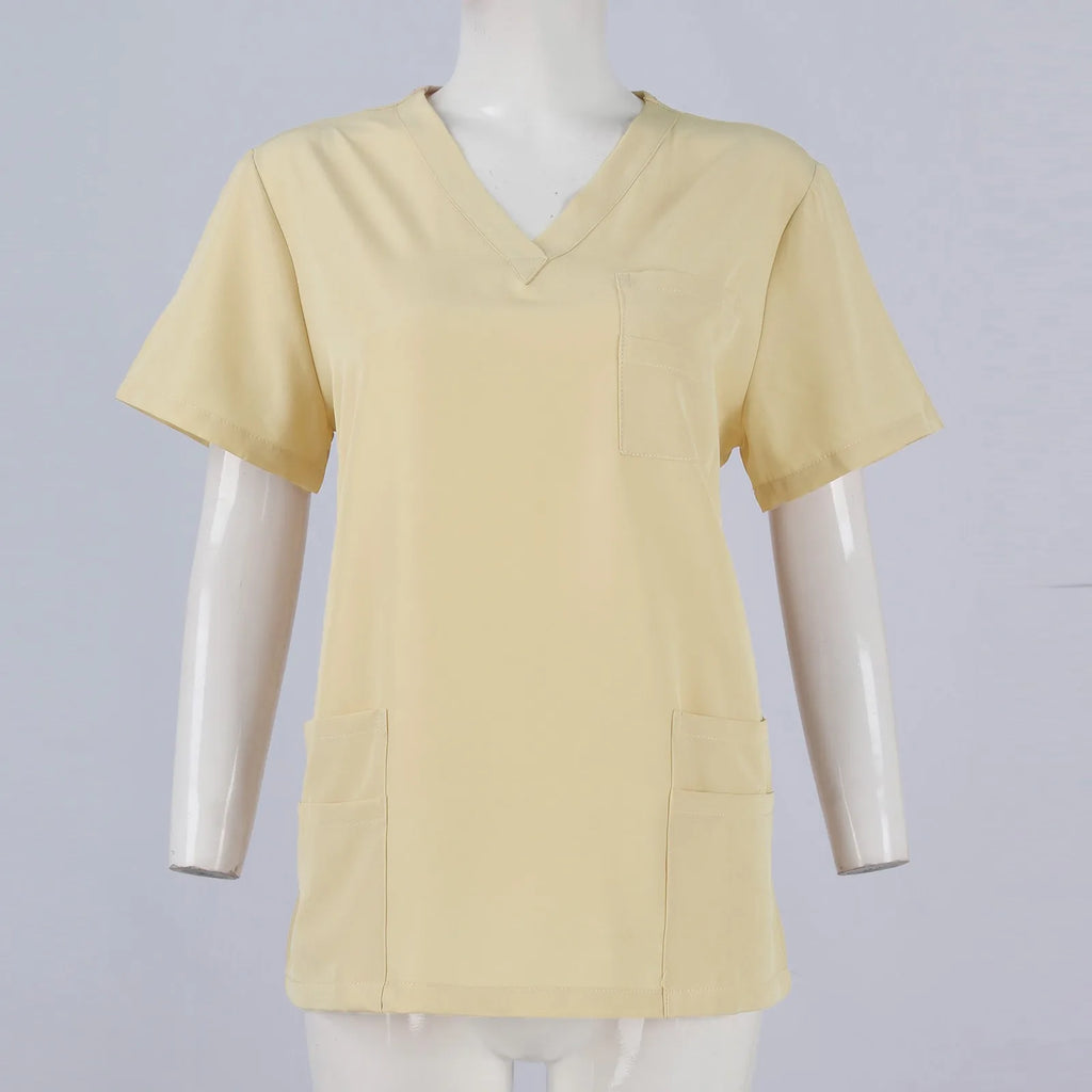 New Hospital Medical Scrub Suits Uniform Women Men Scrubs Set Beauty Work Clothes Nurse Accessories Dental Surgery Suit