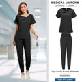 Beauty Workwear Women Medical Nurses Uniform Surgical Scrubs Set Spa Top Pants Clinic Carer Clothes Nursing Uniforms Jogger Suit