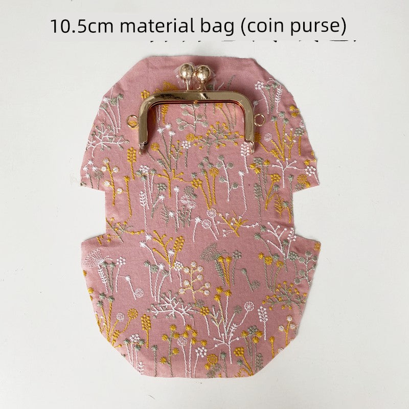 Machine Embroidery Extended Mobile Phone Bag Fabric