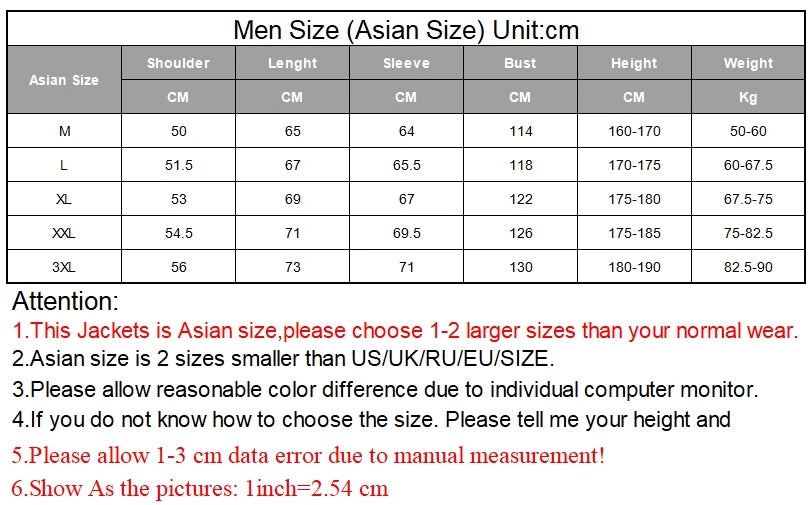 Autumn and Winter Coat Mens Clothes Loose Fashion Baseball Suit Trend Jacket