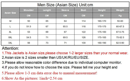 Autumn and Winter Coat Mens Clothes Loose Fashion Baseball Suit Trend Jacket
