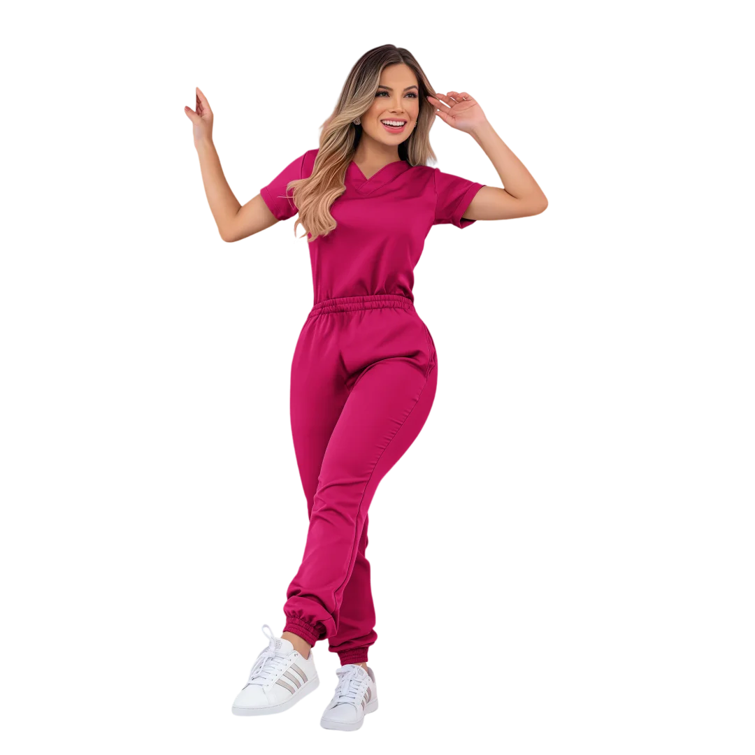 High Quality Scrubs Doctor Medical Center Uniform Comfortable Staff Scrub Suit Ladies Beauty Spa Salon Tunic Top+Pants Workwear