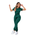 High Quality Scrubs Doctor Medical Center Uniform Comfortable Staff Scrub Suit Ladies Beauty Spa Salon Tunic Top+Pants Workwear