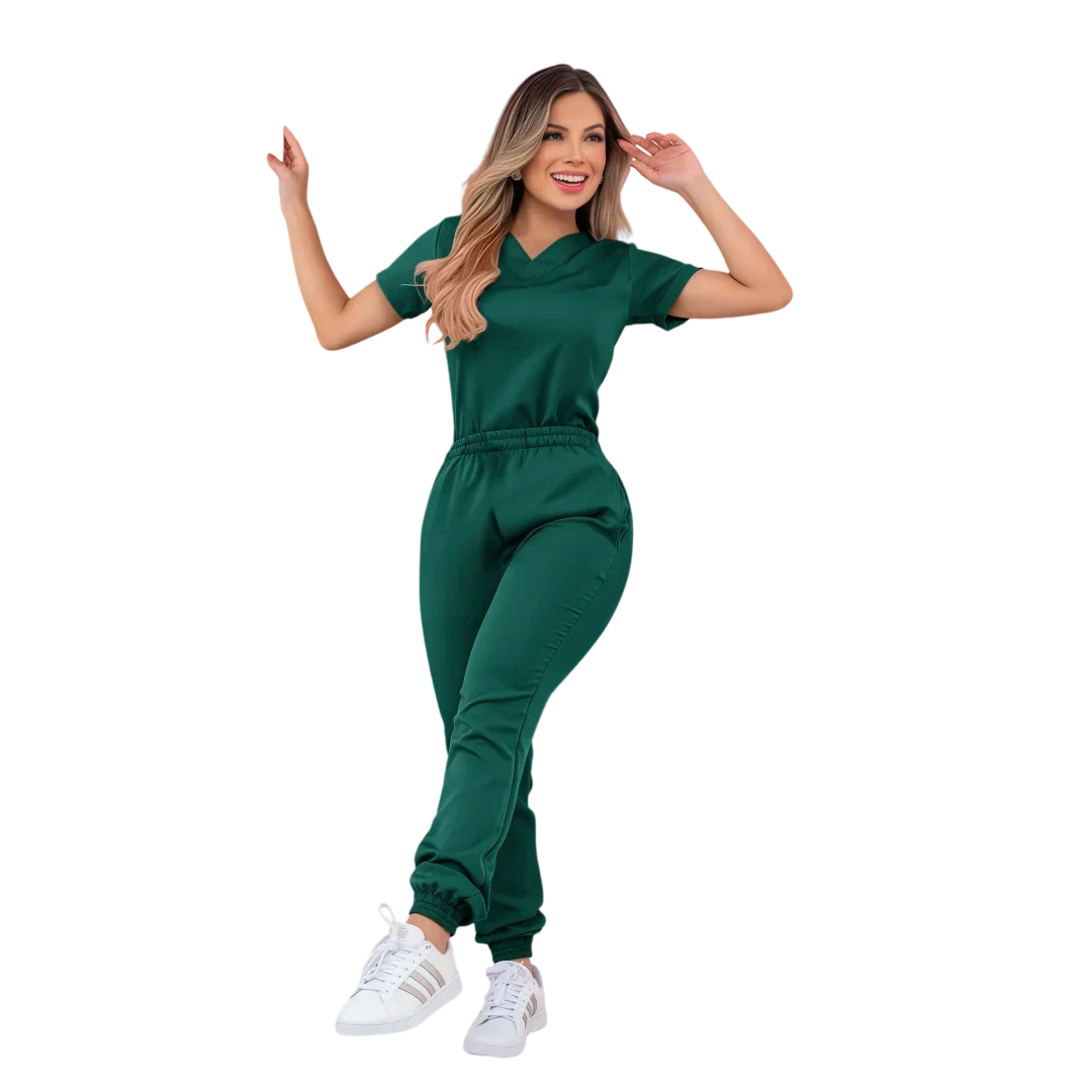 High Quality Scrubs Doctor Medical Center Uniform Comfortable Staff Scrub Suit Ladies Beauty Spa Salon Tunic Top+Pants Workwear