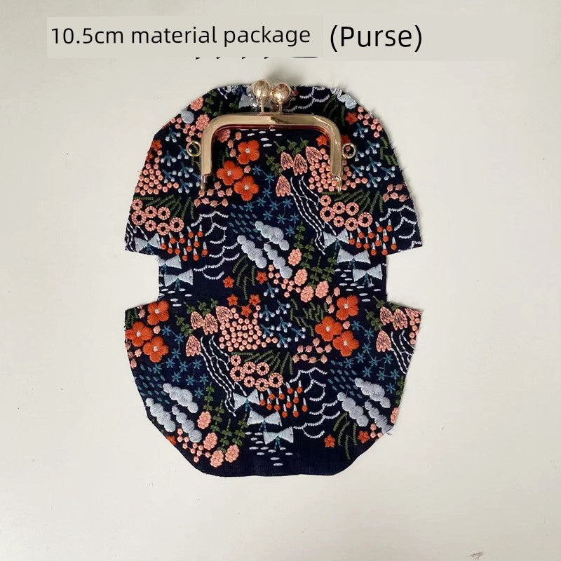 Machine Embroidery Extended Mobile Phone Bag Fabric