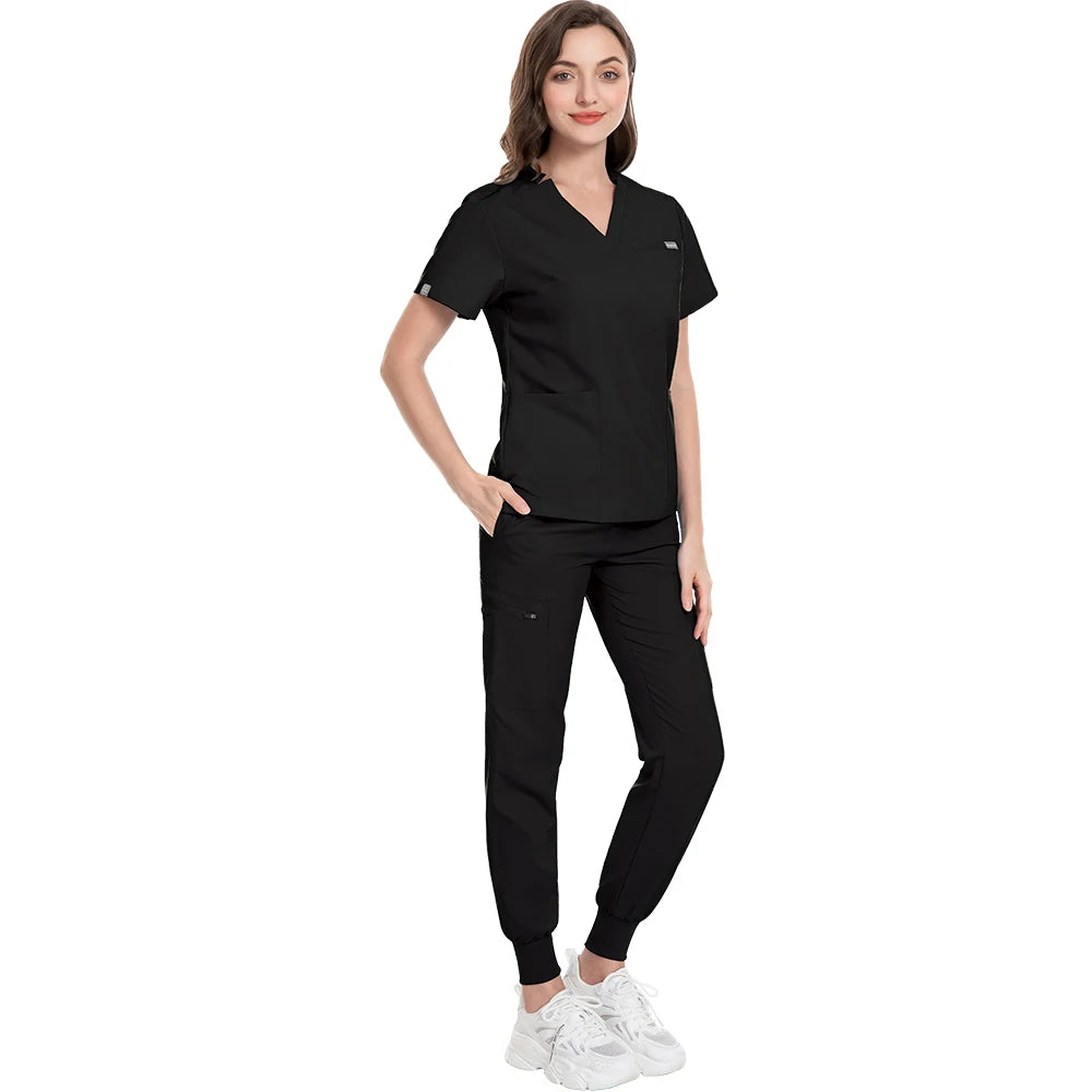 Purple Operating Room Clothes Medical Uniforms Scrubs Set Hospital Working Scrubs Set Medical Nurse Dental Surgery Suit Workwear