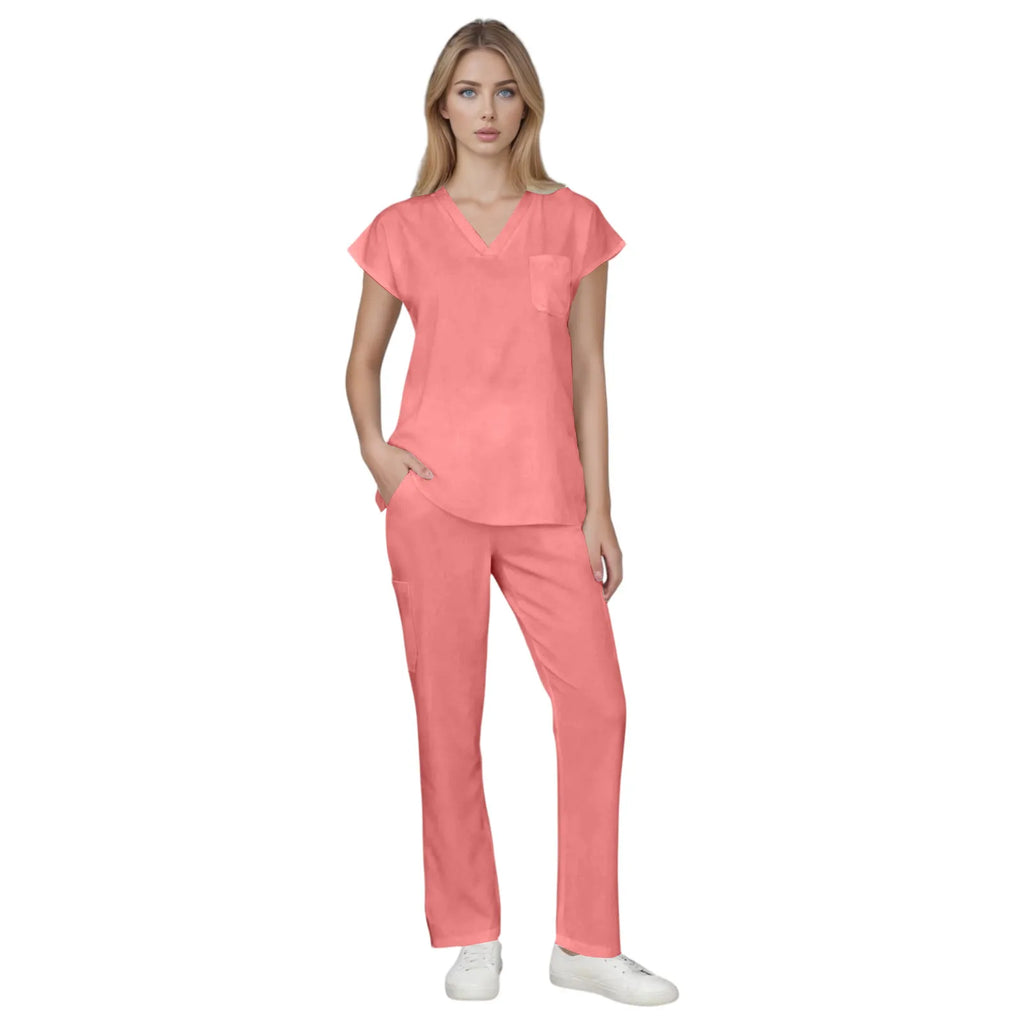 Scrubs Medical Uniform Women and Man Scrubs Set Medical Scrubs Top and Pants