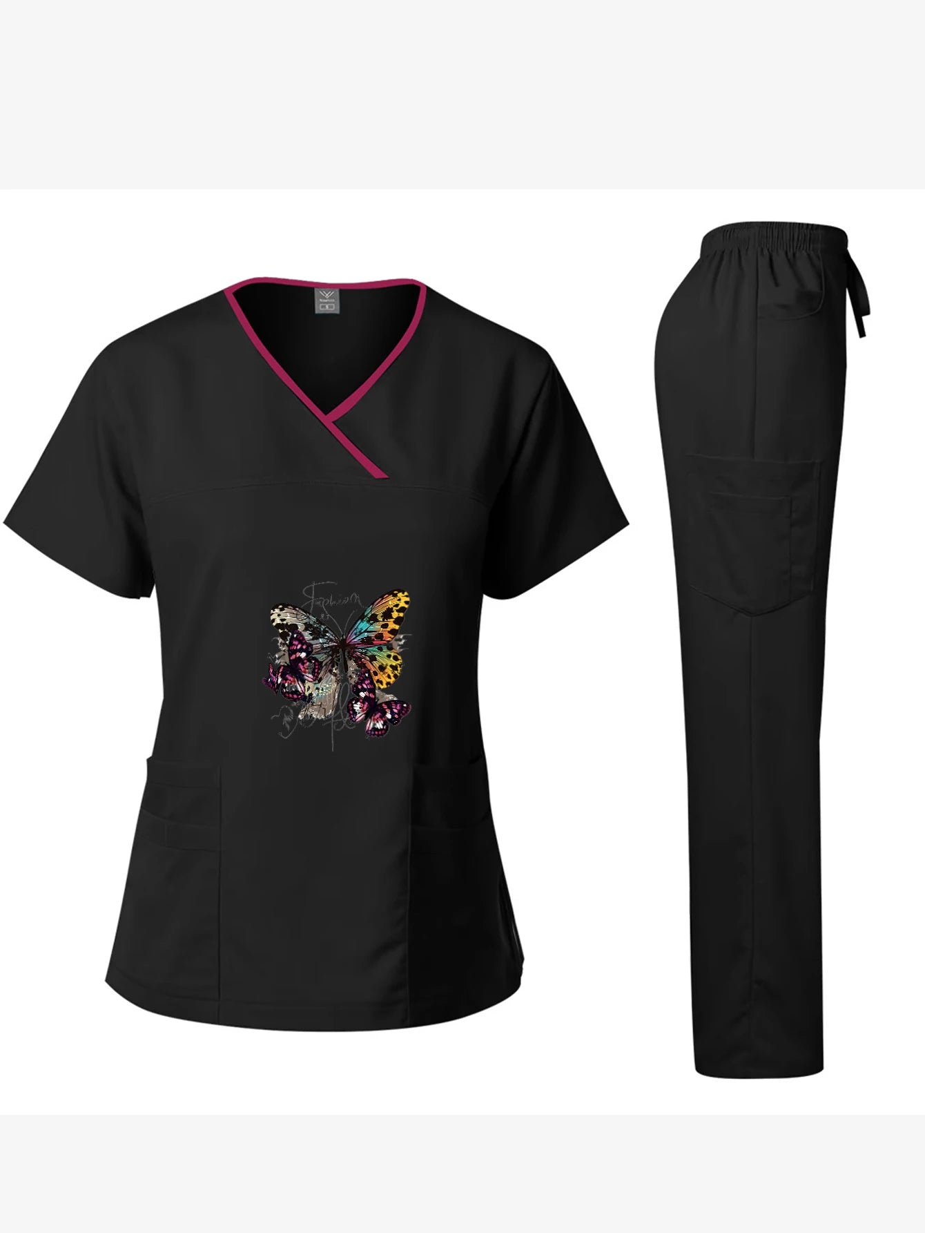 Elite Surgical Scrub Set: Quick-Dry Short-Sleeve Split Uniform | Performance Medical Gear for Dental Surgeons & Lab Technicians