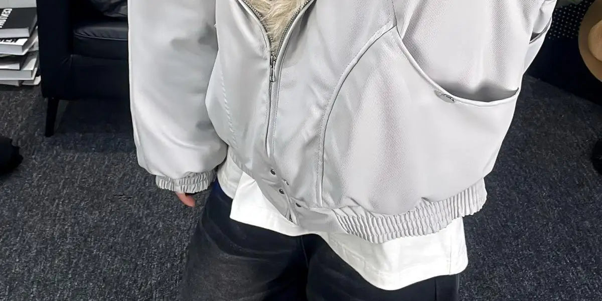 Winter Warm Jacket New High Street Fur Collar Hooded Women's American High-end Sense Versatile Korean Version Coat Trend