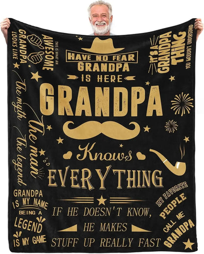 1PC Blanket Festival Gifts for Elder Mom Dad Grandpa Grandma idea Gifts Birthday gifts Warm soft Throw Nap Blankets Gift Season