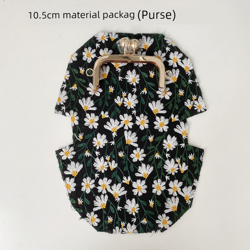 Machine Embroidery Extended Mobile Phone Bag Fabric