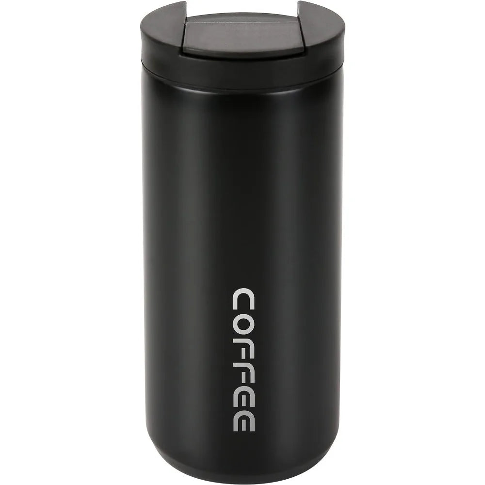 400ml Coffee Mug with Leak Proof Screw Lid Coffee Cup Keep Warm or Cold for Coffee or Tea Drinks 13.5oz Water Cup
