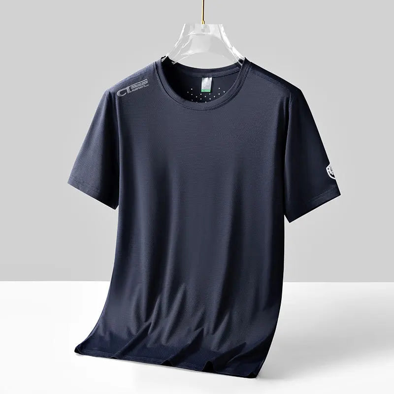 7XL 8XL Men's Sun Protection T-shirts Summer UPF 50+ Short Sleeve Performance Quick Dry Breathable Hiking Fish T-shirts UV-Proof