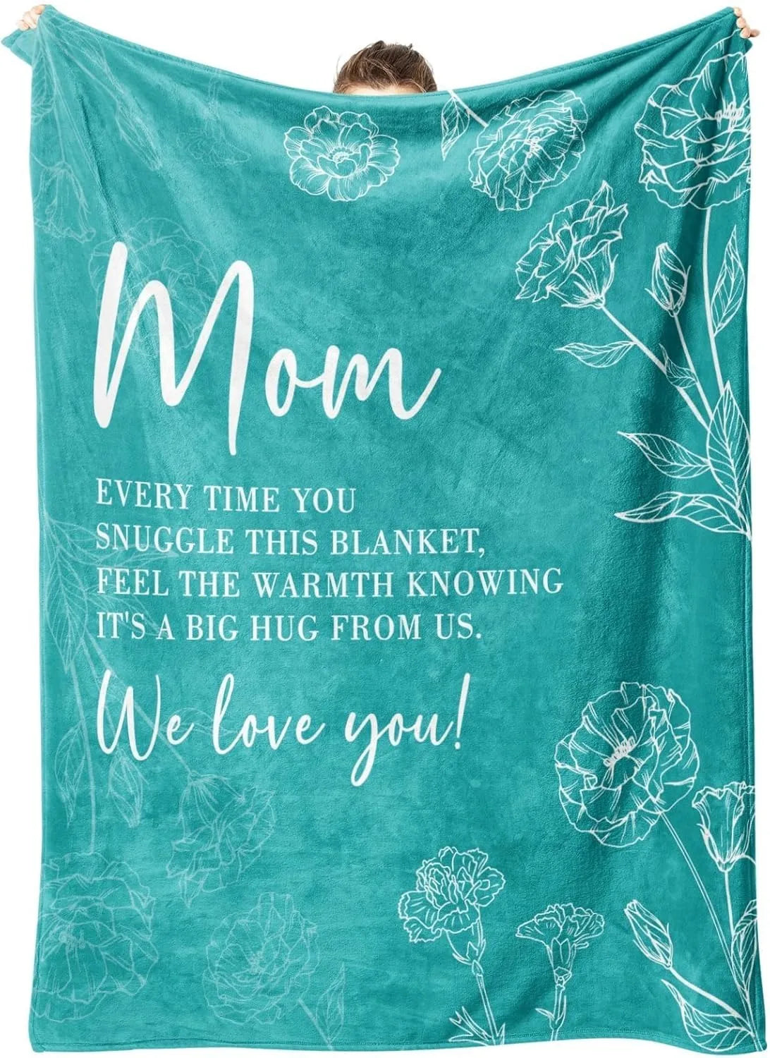 1PC Blanket Festival Gifts for Elder Mom Dad Grandpa Grandma idea Gifts Birthday gifts Warm soft Throw Nap Blankets Gift Season