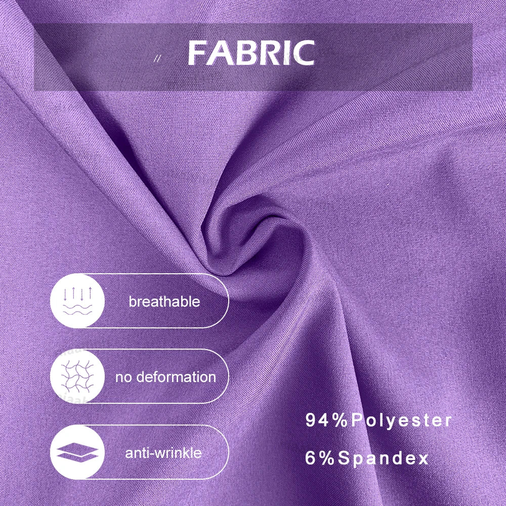 Medical Scrub Nursing Surgical Gown High Quality Elastic Scrub Healthcare Pharmacy Solid Color Uniform Wholesale Workwear Unisex